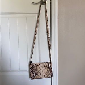 Snake skin crossbody